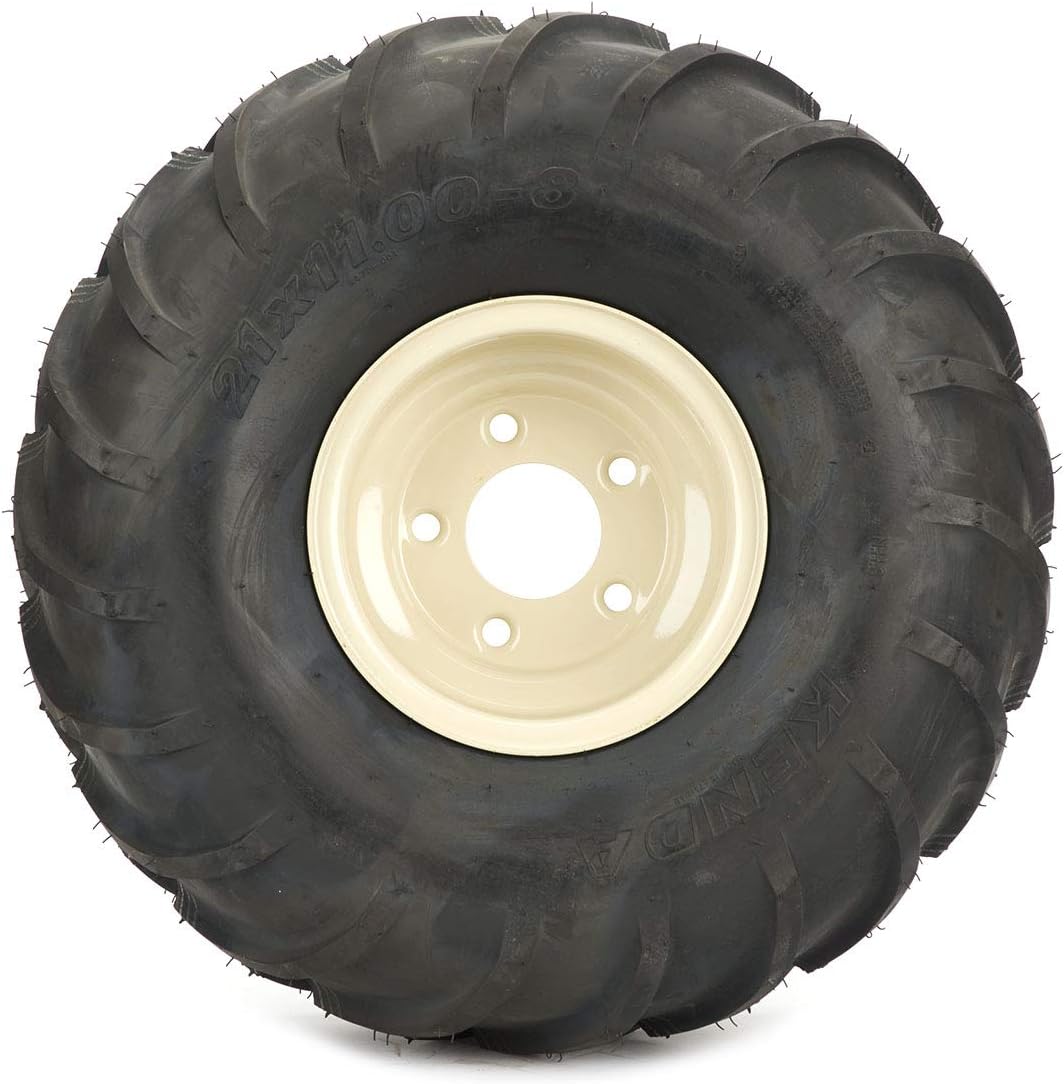 Grasshopper Mower Wheel and Tire Left Side, Low Pressure, High Flotation with Extra Grip Tread Providing Excellent Traction, Genuine Replacement for Tires, OEM 483927
