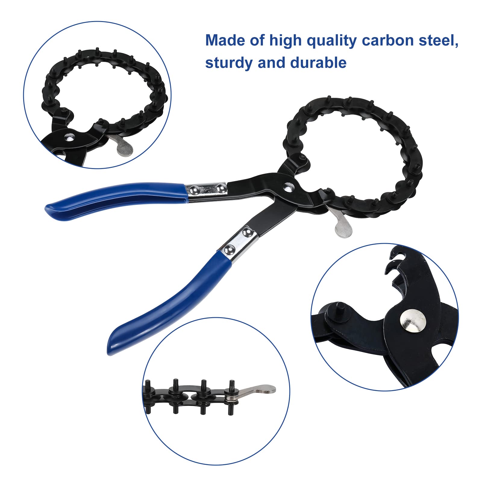 BOOMSTART Tagliatubi universale 3/4-3 pollici per tubo di scarico