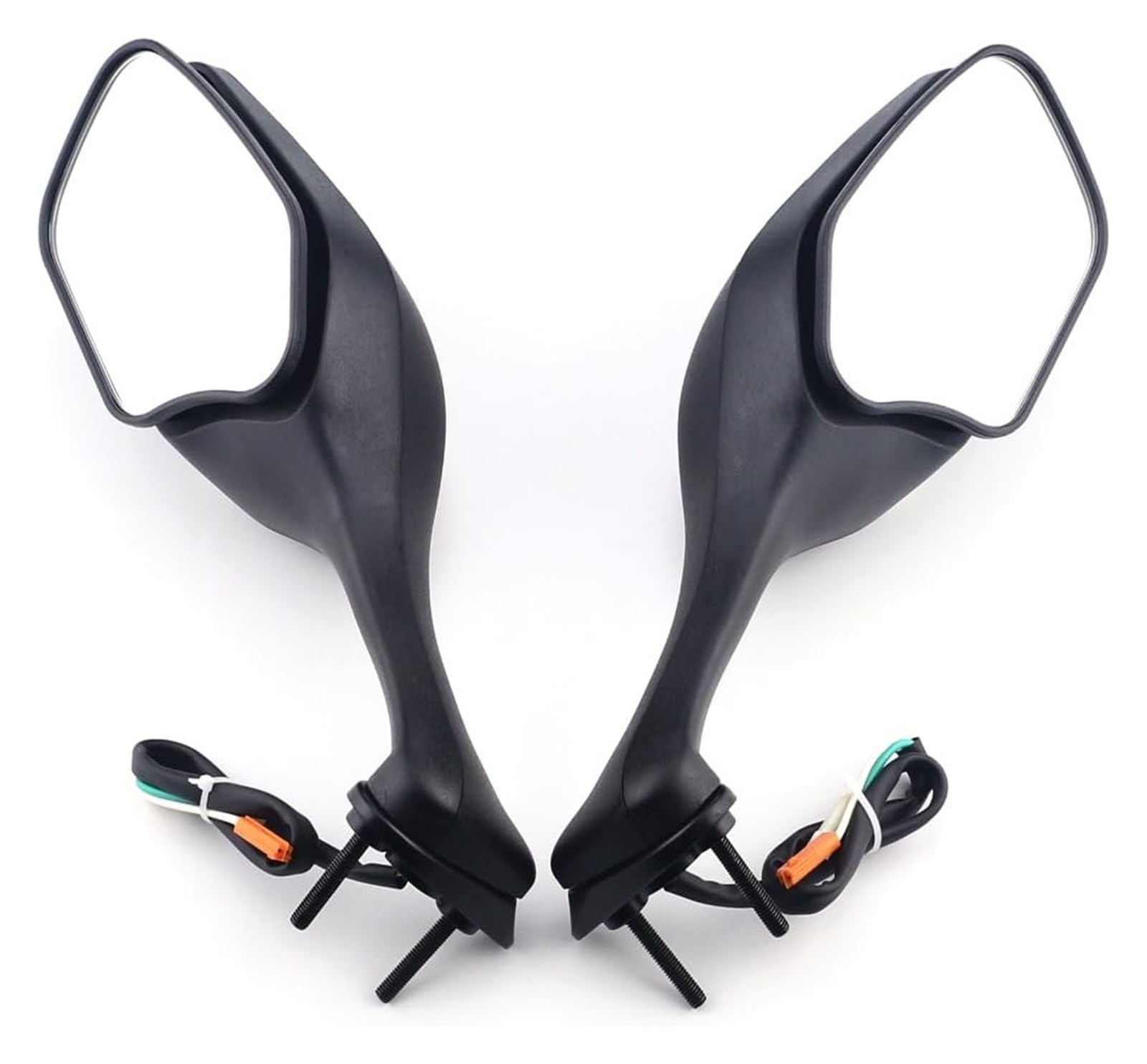 Motocicleta para CBR1000RR 2008-2016 VFR1200 2010-2012 Espejos Retrovisores De Motocicleta con Luces Intermitentes Espejo Retrovisor Espejo Retrovisor(1)