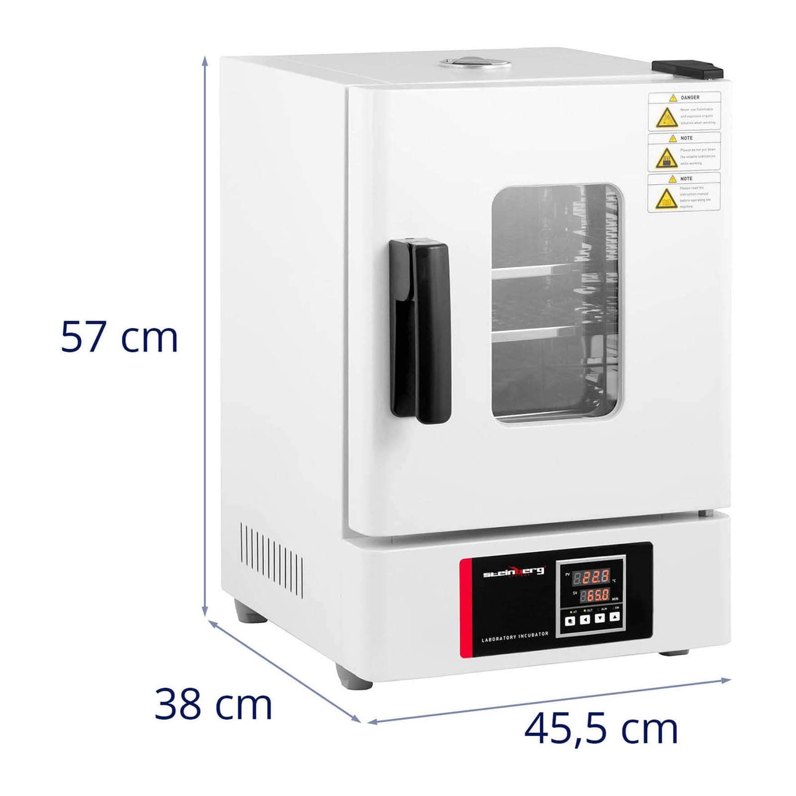 Steinberg Systems Incubatrice da laboratorio 18 L 65 °C incubatore laboratorio incubatore da laboratorio