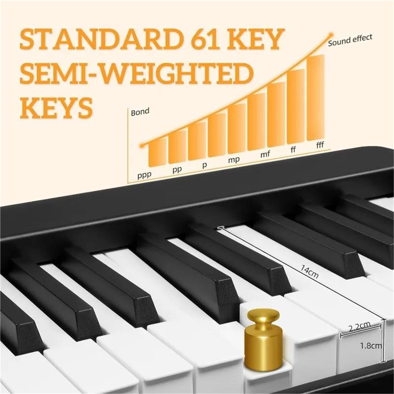 61 Klawiszowe Składane Pianino Elektroniczne Przenośny Wielofunkcyjny Instrument Klawiszowy Dla Początkujących