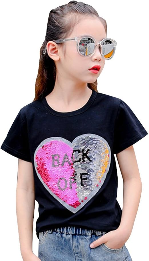 Amazon Com Sequin T Shirt For Girls Cute Reversible Heart Funny Short Sleeve Tee Tops Clothing Shoes Jewelry Amazon Com Sequin T Shirt For Girls Cute Reversible Heart Funny Short Sleeve Tee Tops Clothing Shoes Jewelry