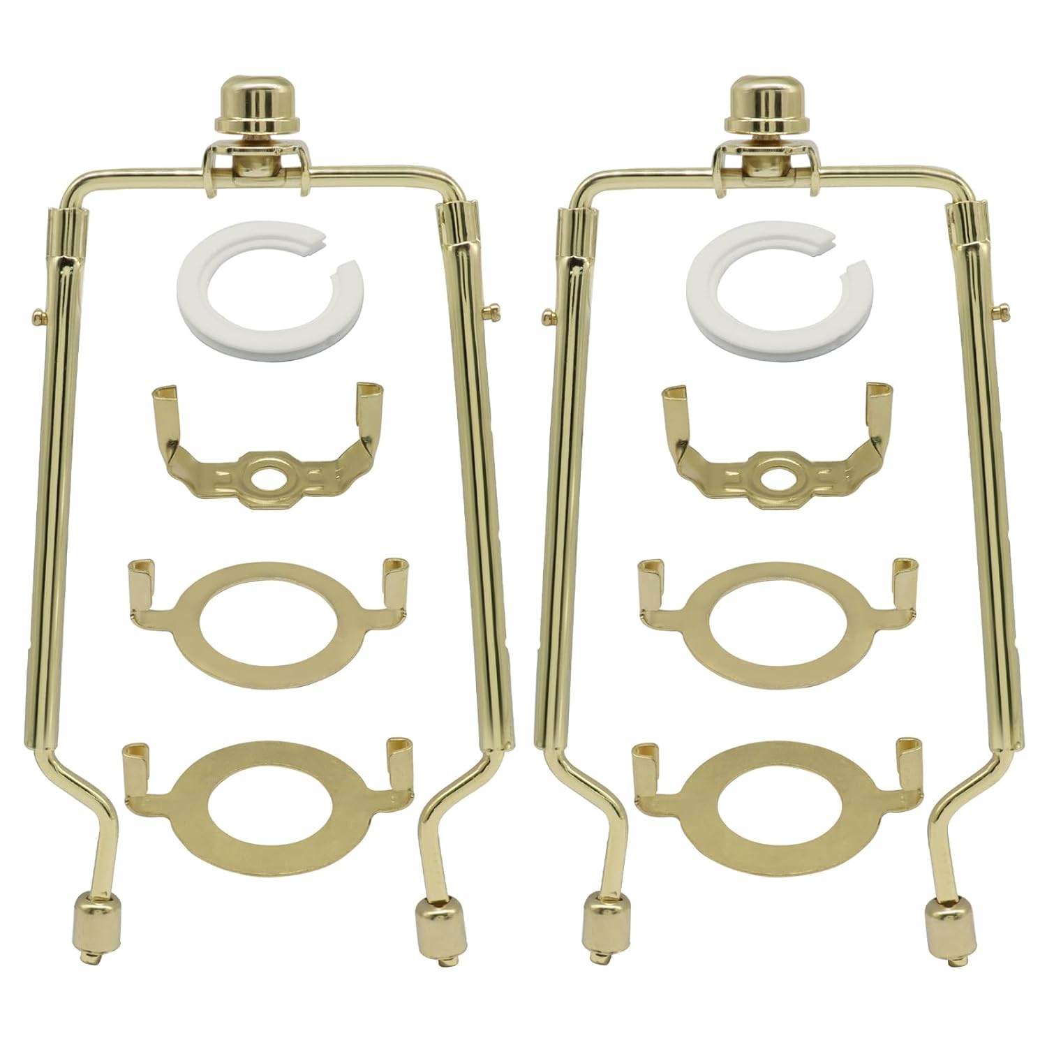 Adjustable Lamp Shade Harp Holder, Gold