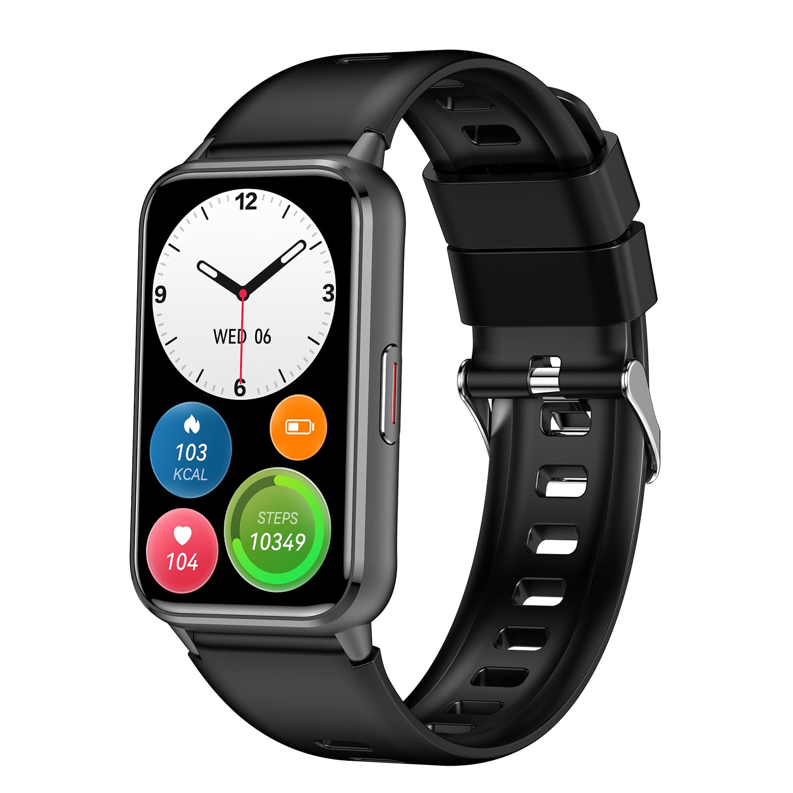 Fitness Tracker (Answer/Make Calls), Smart Watch for Women Men, with 1.47″ AMOLED Always-On Display, 24/7 Heart Rate, Sleep Tracking, 110+ Sport Modes, Waterproof, Compatible for Android Phone