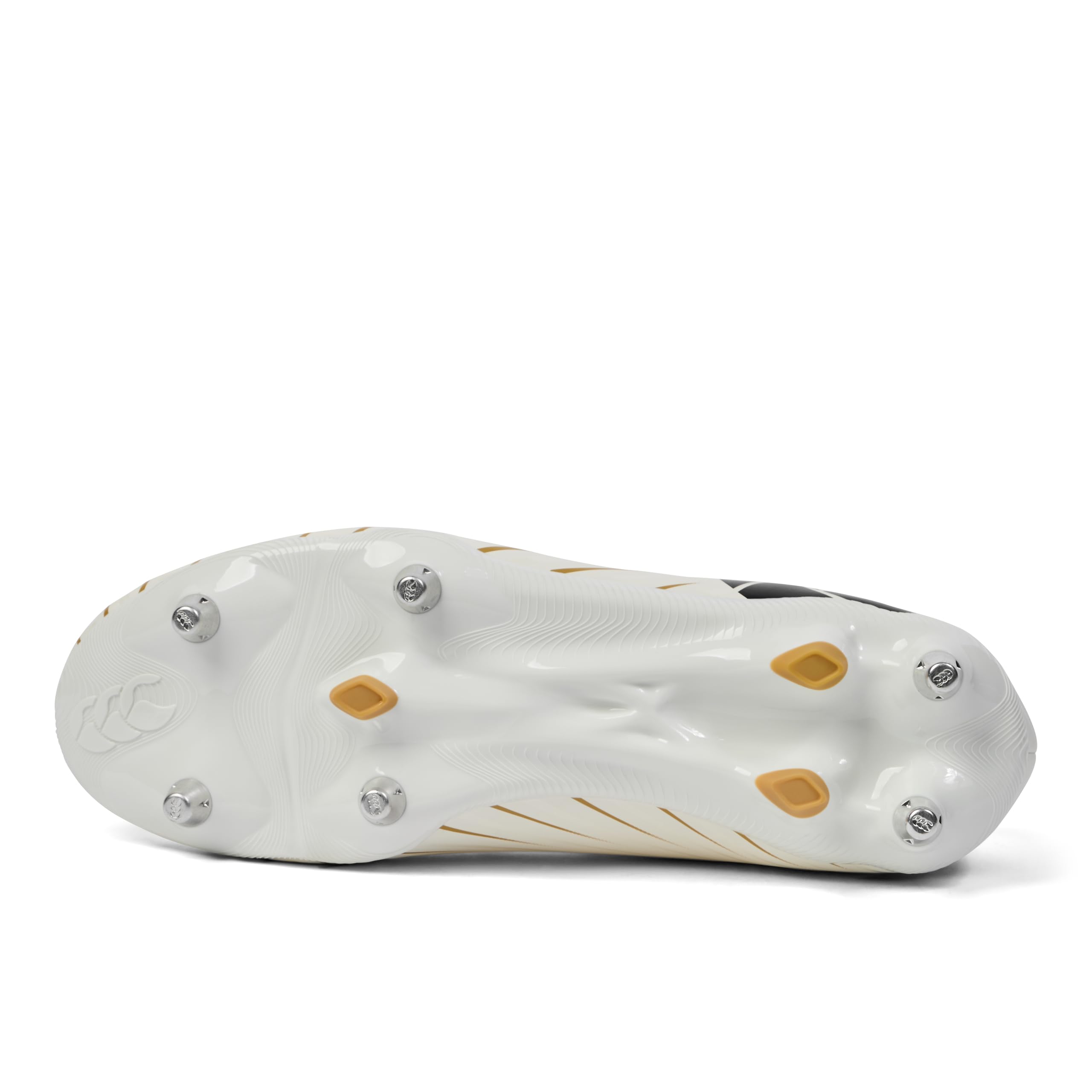 Canterbury Speed Falcon Team - Scarpe da Rugby Unisex, per Adulti, Colore: Bianco