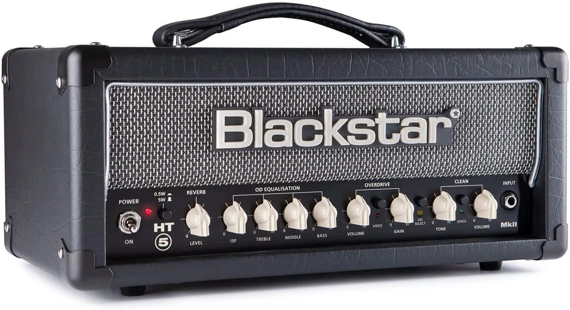 Blackstar HT-5RH MkII Guitar Amplifier Head Bundle with Instrument Cable, Picks, and Austin Bazaar Polishing Cloth