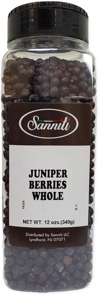 Sanniti Whole Juniper Berries, 12 Ounces