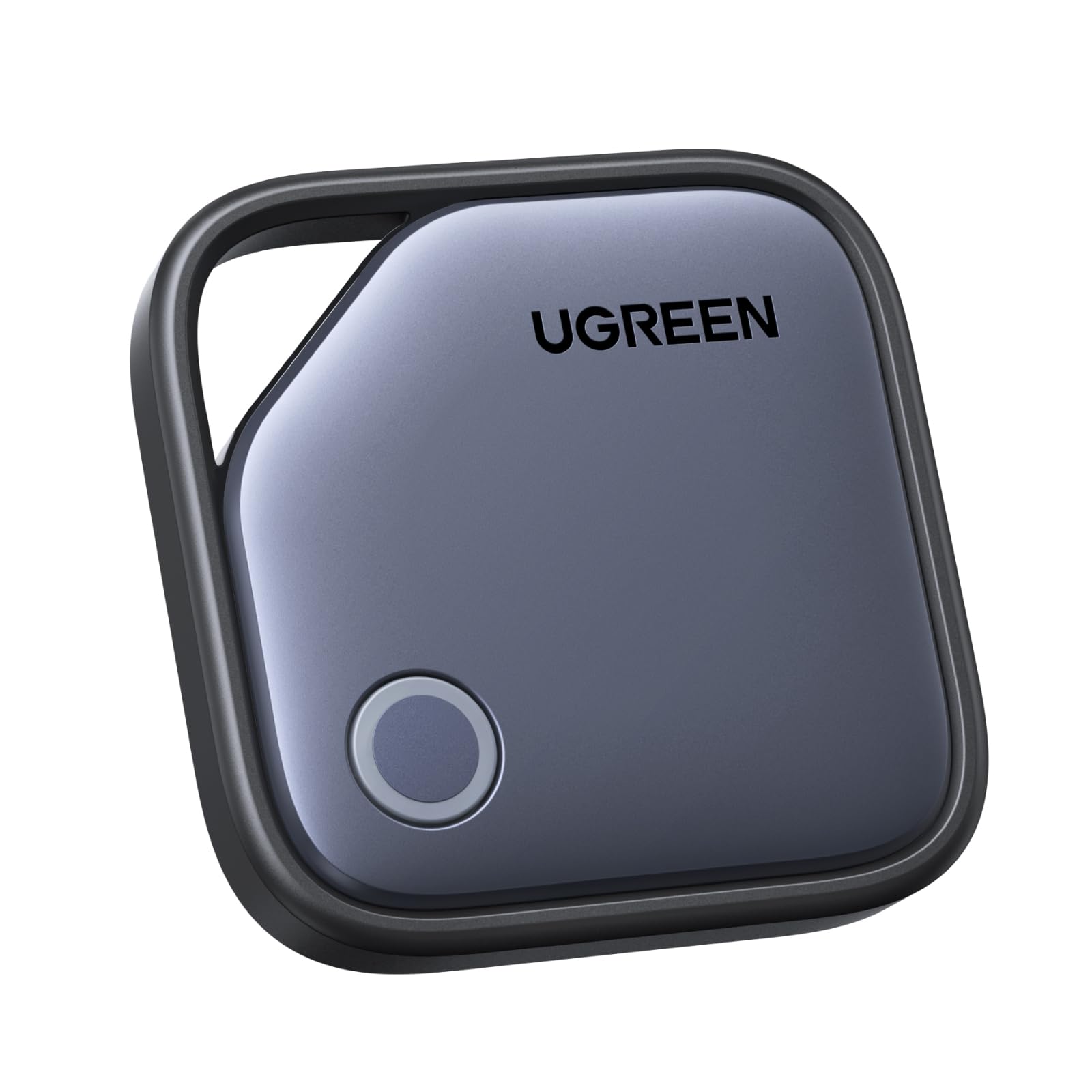 UGREEN FineTrack Smart Finder 1PCS, Apple Find My (iOS only) Smart Tag Replaceable Battery Tracker Locator Luggage Tag Bluetooth Item Finder for Wallet, Suitcase, Car, Keys, Passports