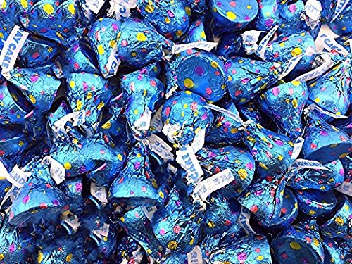 Hershey's Kisses Birthday Cake Flavor With Colored Cookies, 10 Ounces Bag (Pack of 3)