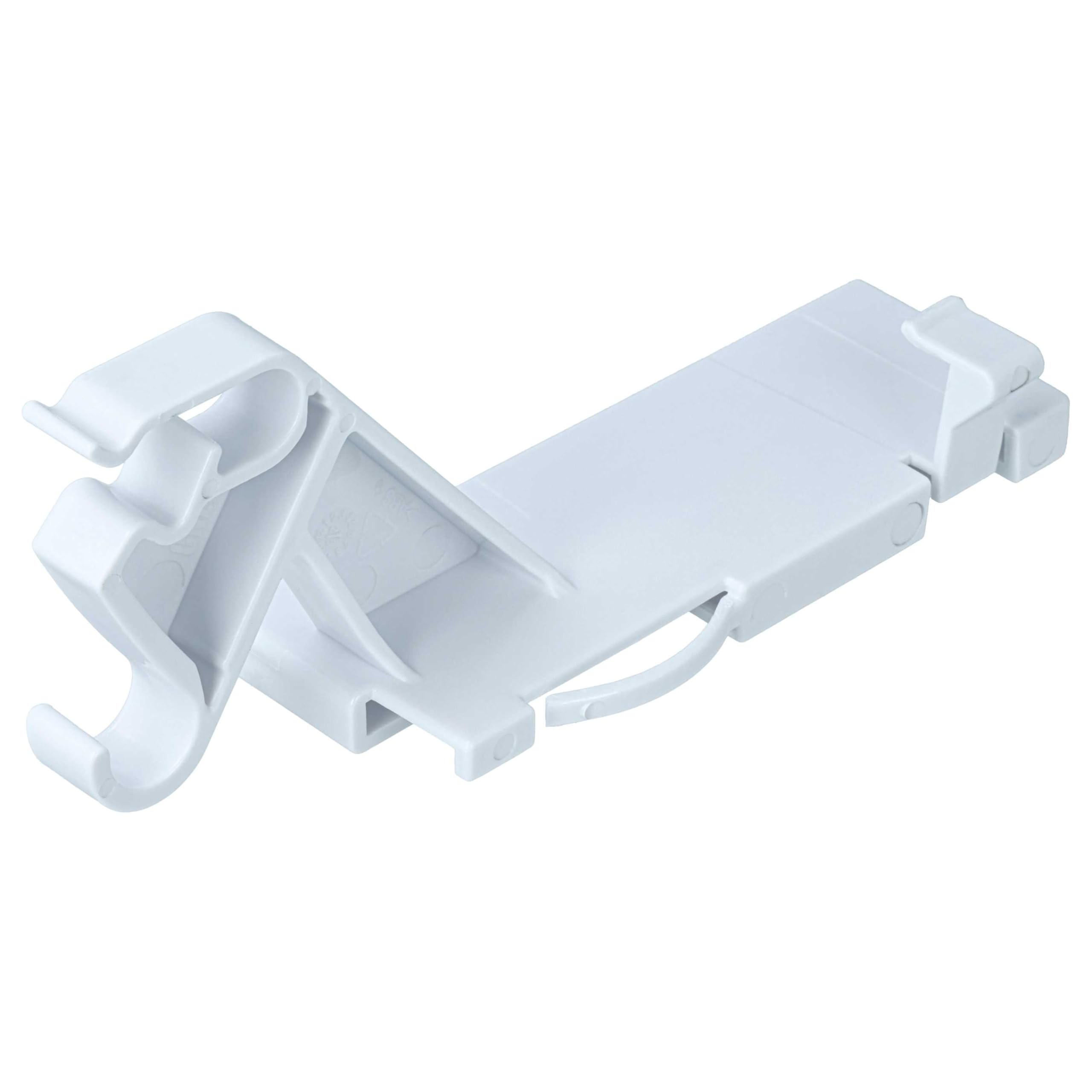 vhbw Cerniera destra compatibile con Zanussi ZBB28442SV, ZBF22451SA congelatore, frigorifero combinato - cerniera porta per vano freezer