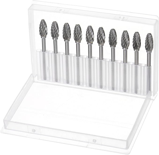 Juego de 10 fresas de carburo HARFINGTON 3mm x 6mm miniatura 6
