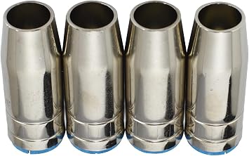 RIVERWELD 25AK MIG Conical Gas Nozzles 145.0076 Made of Copper 4pcs