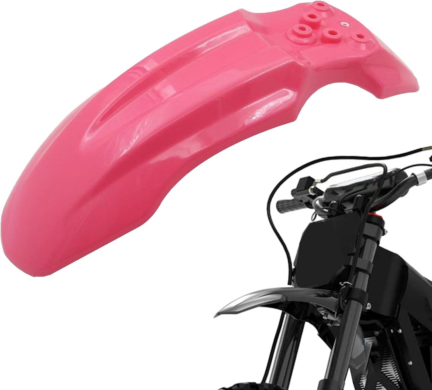 Compatible Fit for Tuttio Tutti Soleil 01 Electric Dirt Bike Front Fender Mud Guard Mudguard (Black)