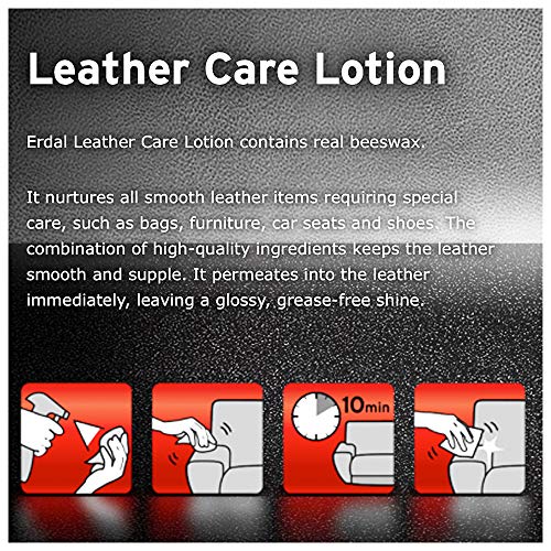 ERDAL Lederpflege-Lotion, 500 ml, Alle Farben Auch Weiß, Einheitsgröße, 3075