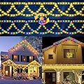 KAZOKU Christmas Light Outdoor 380LED 40FT Waterproof Fairy String Lights Extendable Half-Round Christmas Lights Remote Control 11 Lighting Modes House Indoor Yard Holiday Decorations(Warm&Multicolor)