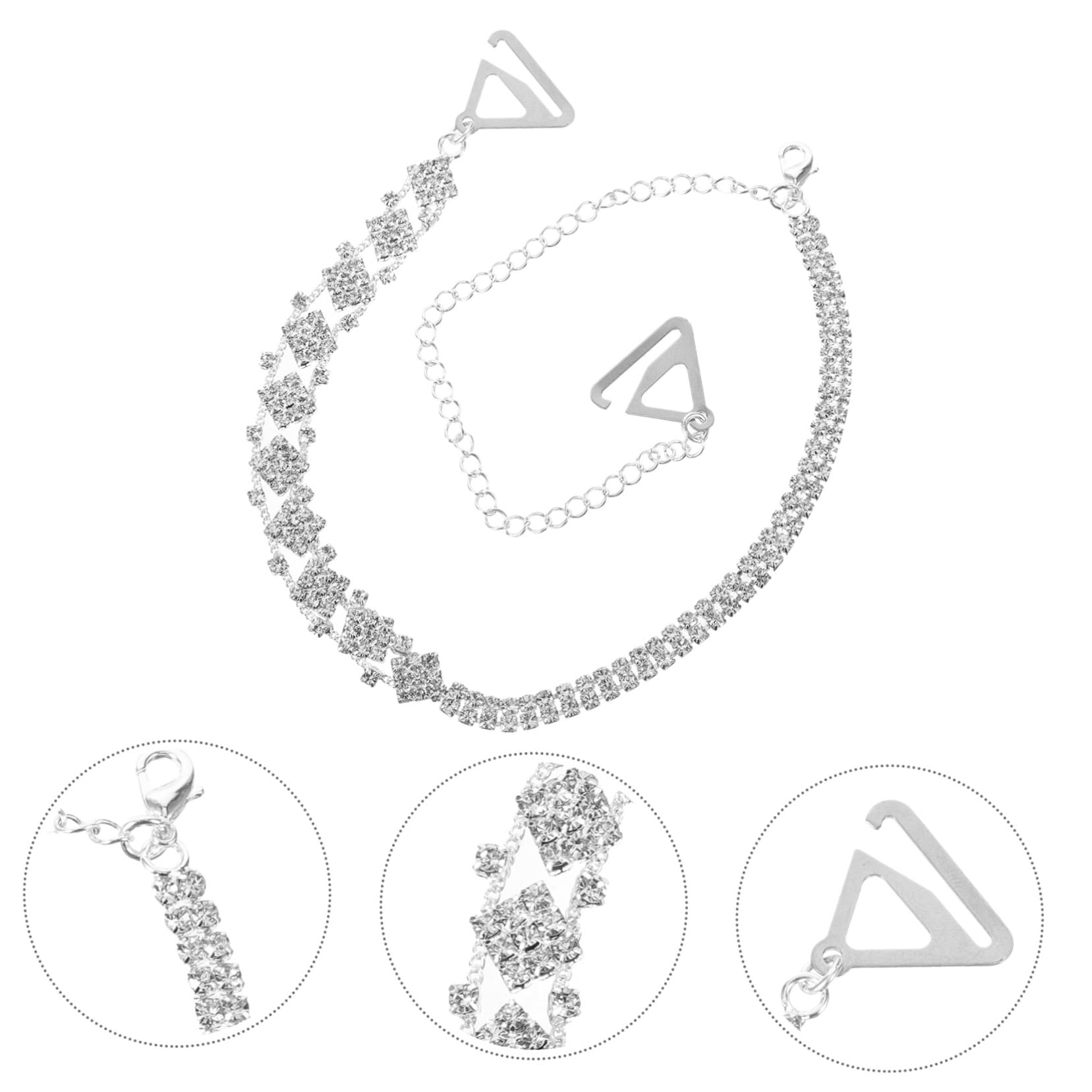 Homoyoyo Rhinestones De Invisible Y Ocasiones Especiales Ajustables Y Elegantes Perfectos