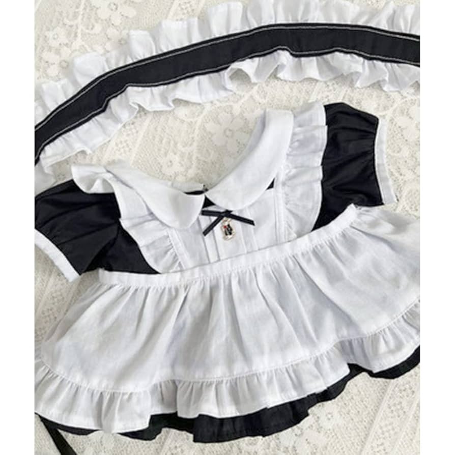 Amazon.co.jp: niannyyhouse 40cm ぬいぐるみ 服 メイド服