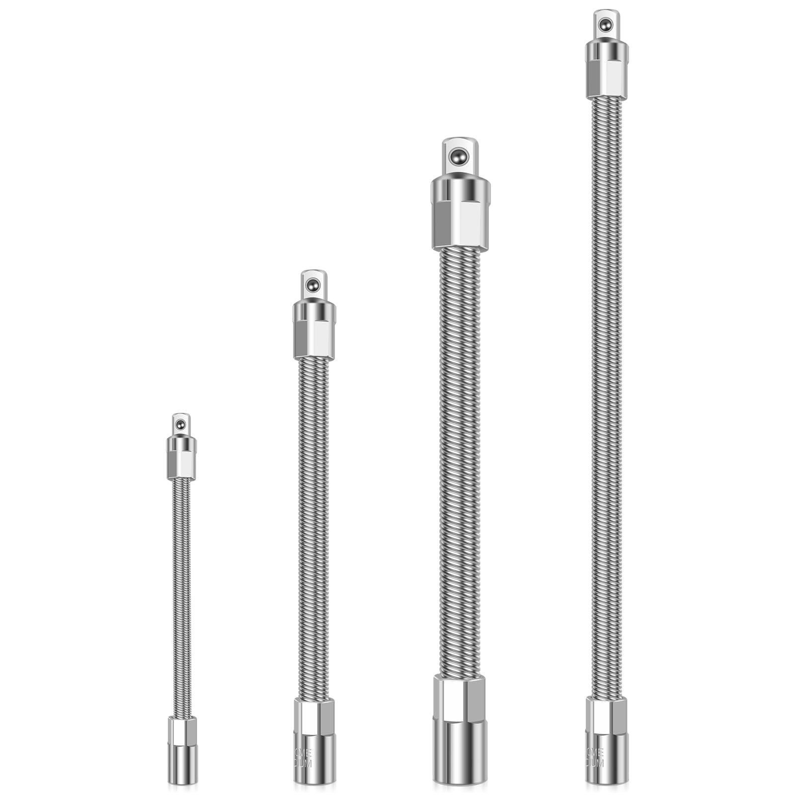 LYDODOKA 4 Pcs Flexible Socket Extension Bar Set, 1/2