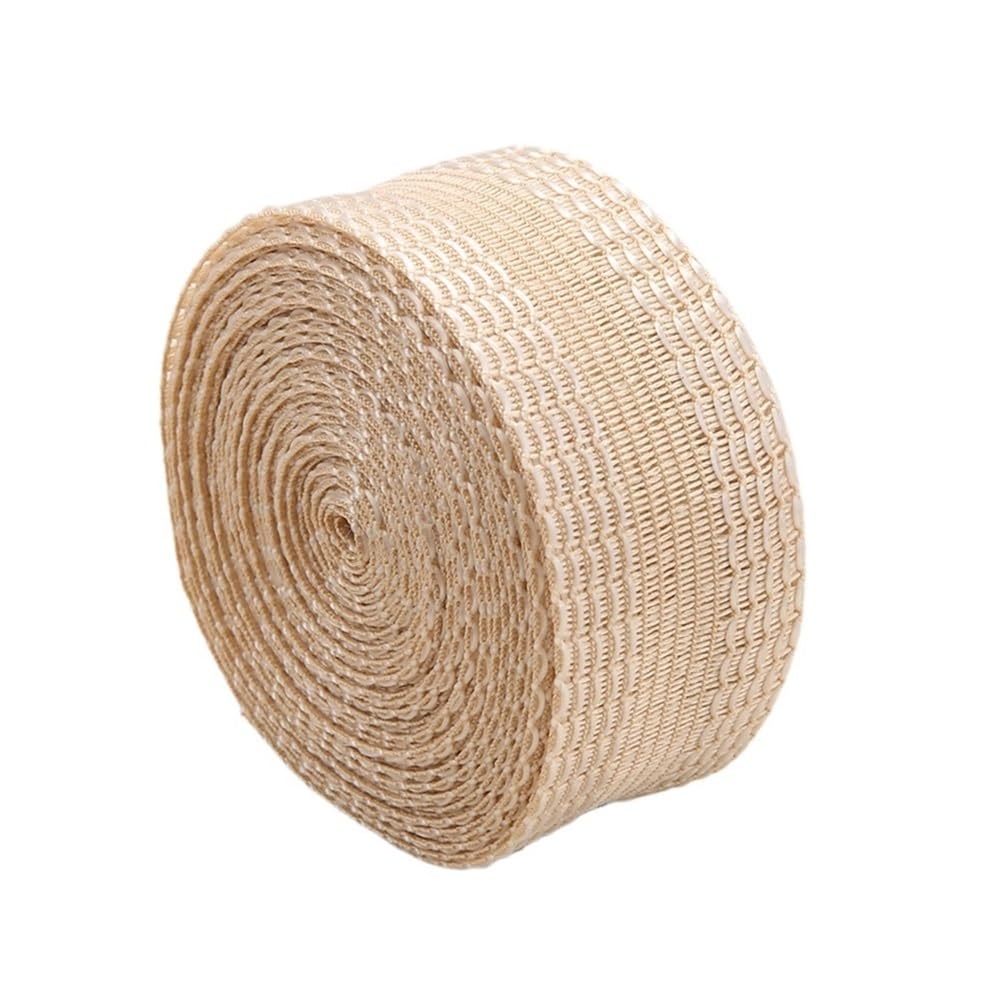 Klebeband zum Säumen, Hosenkante kürzen selbstklebende Hosenmundpaste Eisen am Saum Stoff Fixieren Säumen Bügeln Nähband(Beige,10 meter)