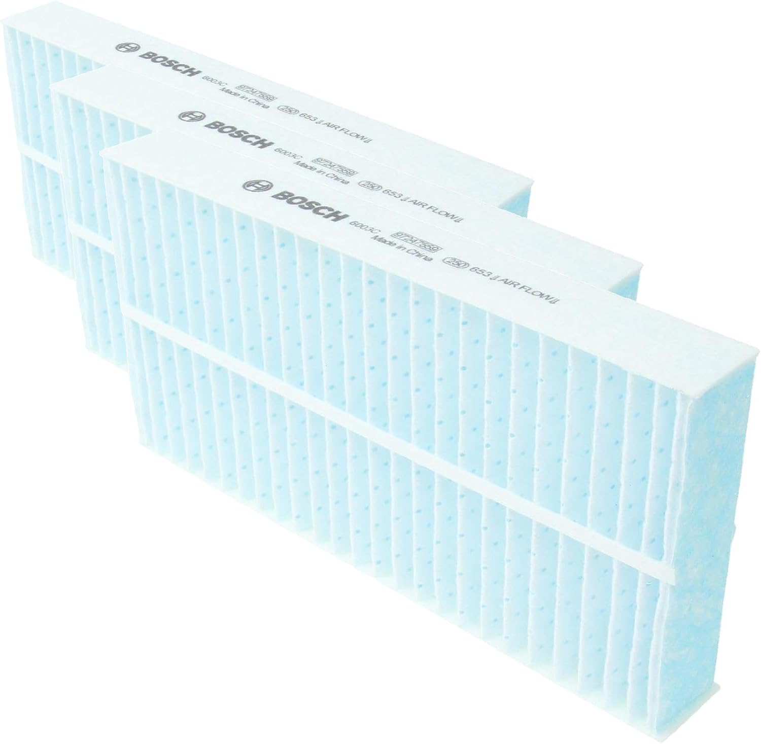 BOSCH 6003C HEPA Cabin Air Filter - Compatible with Select Acura EL, RSX; Honda Civic, CR-V, Element (Pack of 3)