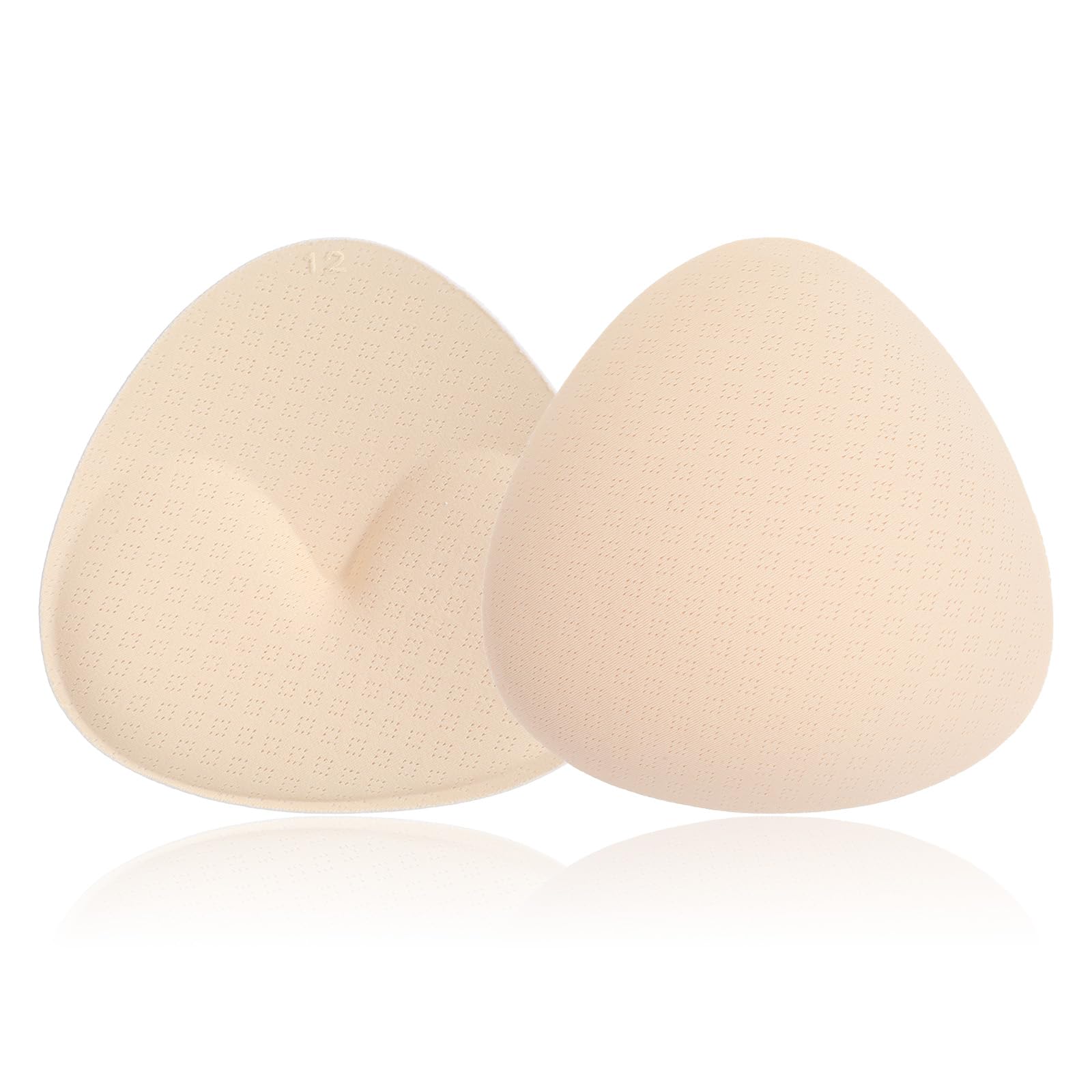 Abeillo 1 Paar BH-Einlagen, Dreieckige BH Einsätze Push up Bra Pads, Wiederverwendbare Atmungsaktive Herausnehmbare Brustvergrößerer für BH, Sport-BH, Badeanzug