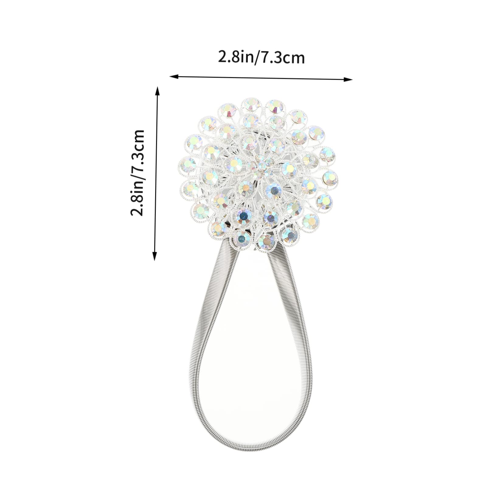 2pezzi Fermatende Magnetici per Tende Interne Cinghia di Fissaggio per Tende Fibbia Magnetica Elegante Regalo di Inaugurazione della Casa