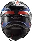 LS2, Casque Moto Cross Explorer Carbon Frontier Black Blue, XXL - 2