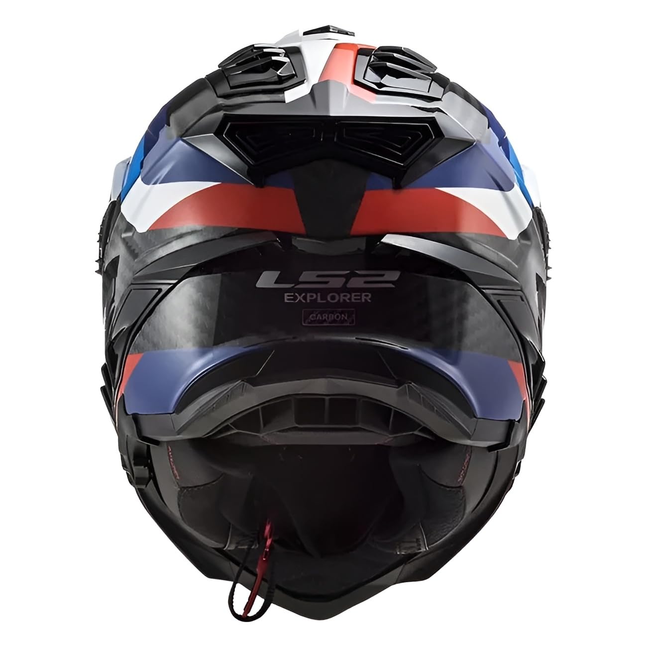 LS2, Casco Moto Cross EXPLORER CARBON FRONTIER Black Blue, M
