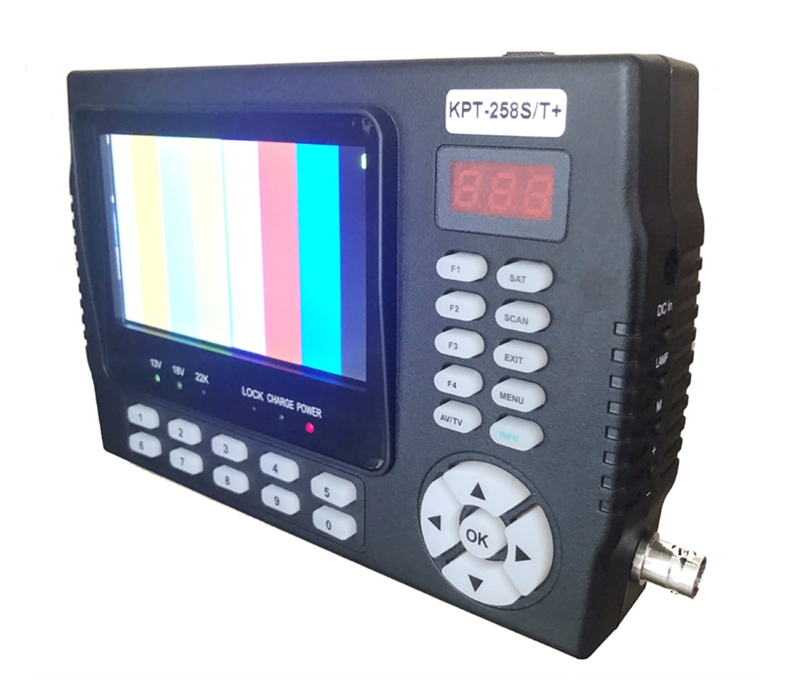 Pointeur Satellite KPT-258S / T DVB-S2 / T2 Satellite la télé Finder Recepes de TV HD Test de signal de compteur de récepteur satellite numérique vs ST-5150(KPT 258ST)