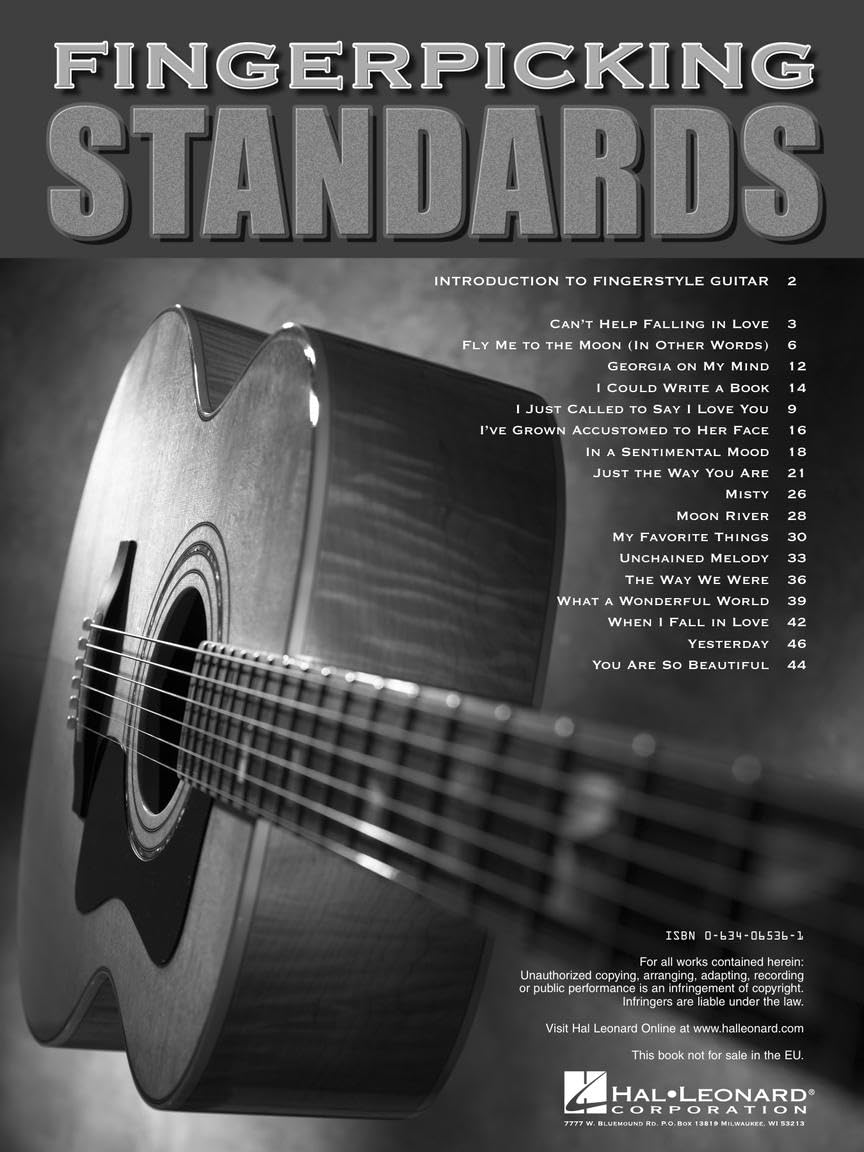 Fingerpicking Standards: 17 Songs Arranged for Solo Guitar in Standard Notation & Tablature