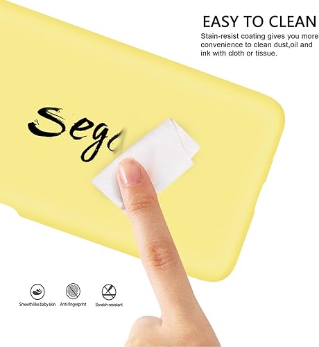 Vista 19 de E Segoi Moto G Power 2021 - Funda de goma de gel de silicona líquida a prueba de golpes, forro de tela de microfibra suave, compatible con Motorola