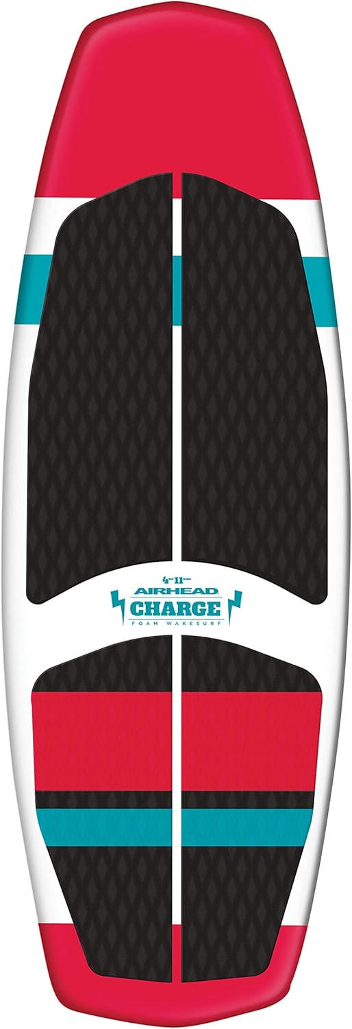 AIRHEAD Charge Wakesurf Board, 1 Person, Red/Black Amazon.ca Sports