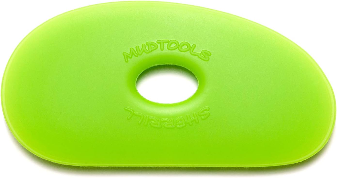 Mudtools Polymer Rib Green Size 5 Medium Large Kidney