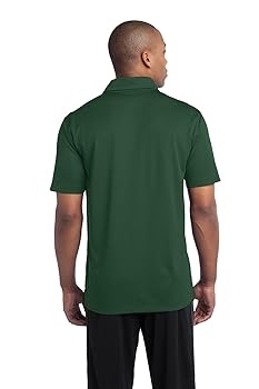 Sport-Tek Active Textured Polo Shirt, XS, Forest Green at