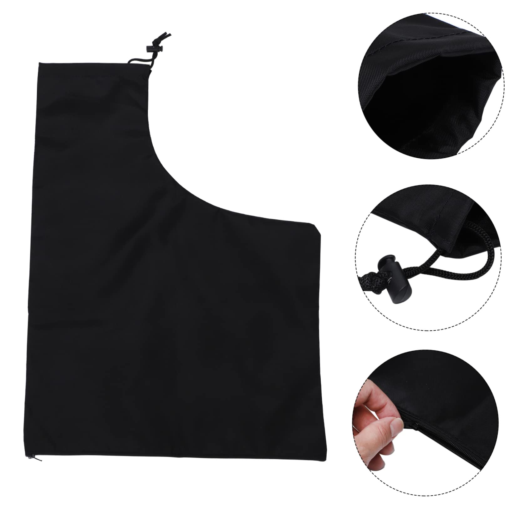 Yardwe 4 Pz Sacco raccolta foglie cadute borsa a foglia in tessuto oxford buster spolverino spazzatura vuoto borsa per foglia caduta sacchetti per soffiatori di foglie Panno Oxford Black