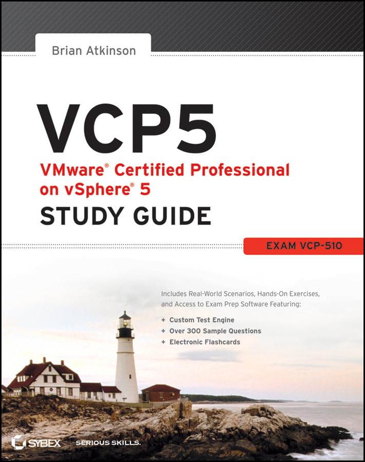 VCP5 VMware Certified Professional on vSphere 5 Study Guide: Exam VCP–510 Paperback – 25 May 2012