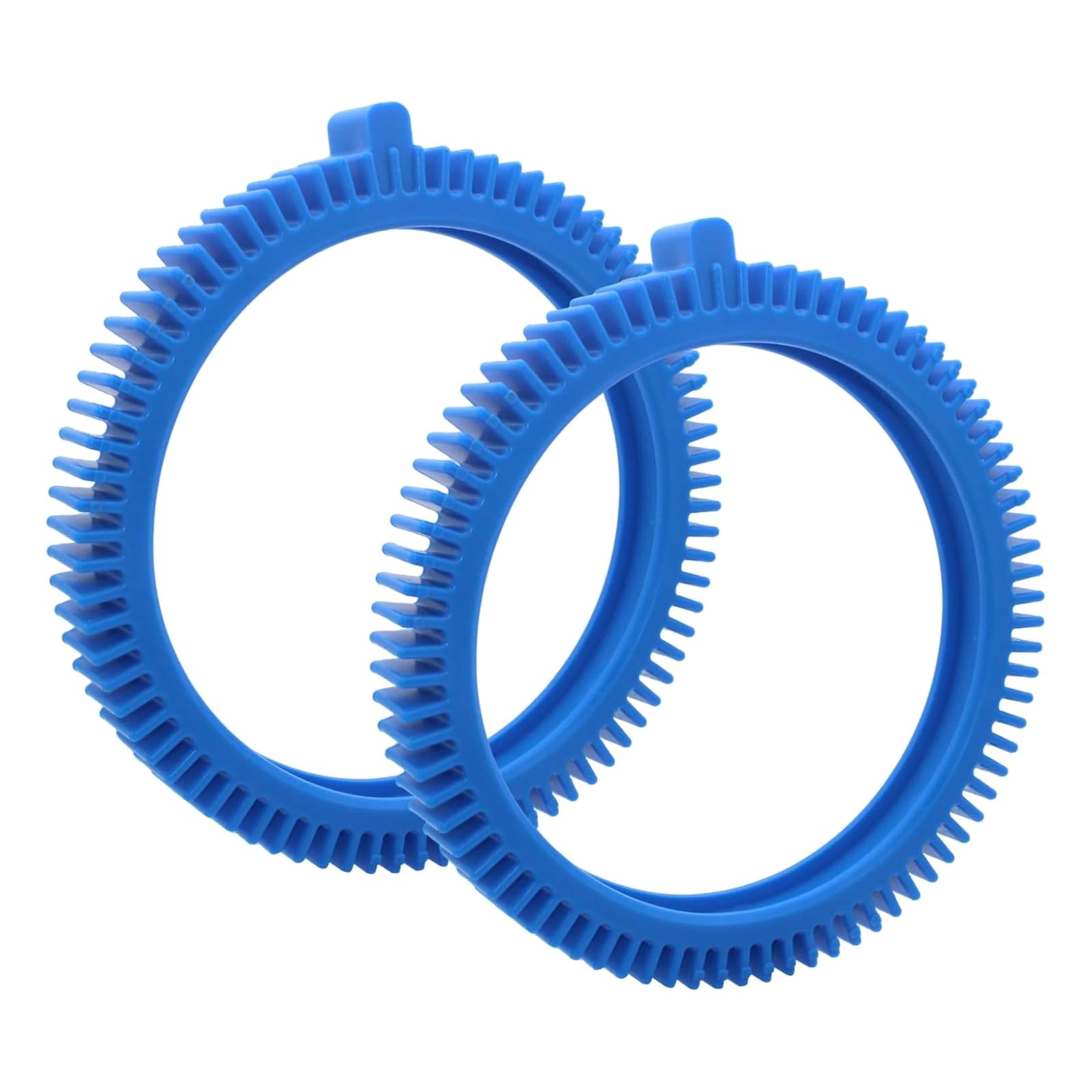 SXRQ 2 Pieces Swimming Pool Maintenance Sunlight Resistant Compound Sturdy Construction Forward Resurrected Pool Cleaner Tires