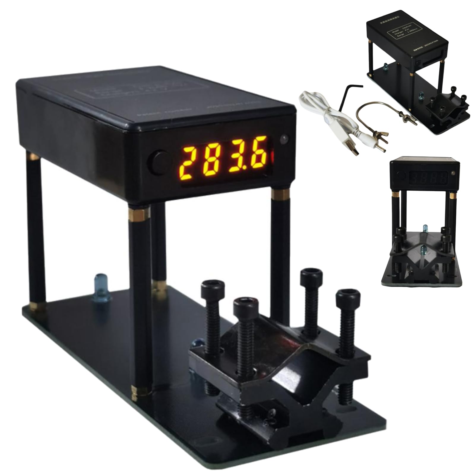 High Precision Ballistic Shooting Chronograph, Precision Ballistic Speed Meter Bullet Shooting Velocity Tester Ballistic Chronograph Testing Tool, Easy to Operate