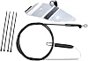 Ganivsor 133-8158 Blade Brake Cable Kit for Toro 3076cm TimeMaster 20199 20200 20975 20977 - OEM 120-6243 Replacement with Bracket & Cable Ties
