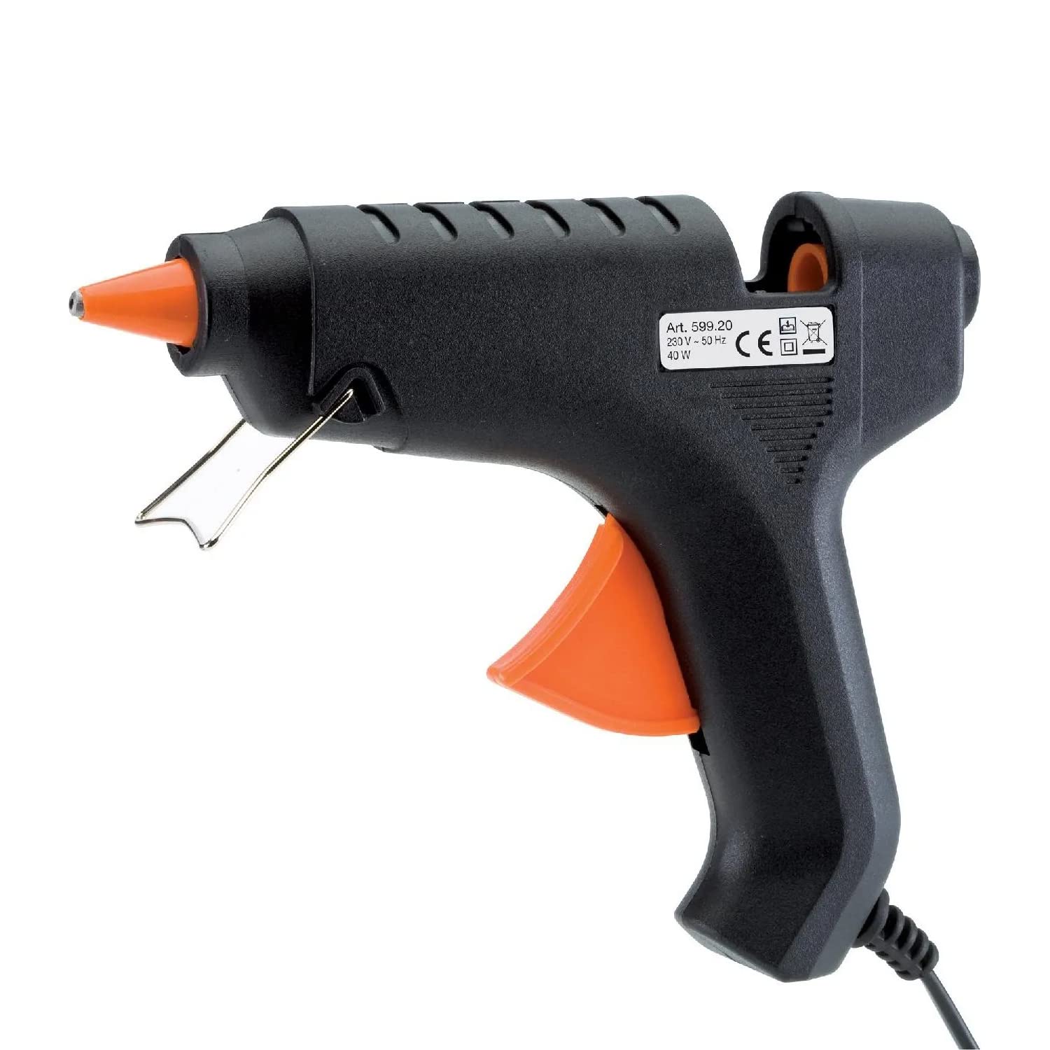 Pistolet do klejenia na gorąco 40 W – sztyfty 11 mm - szybkie nagrzewanie - wysoka precyzja do kreatywnych prac i napraw - idealny do domu, majsterkowania i rzemiosła (40 W - sztyfty 11 MM)