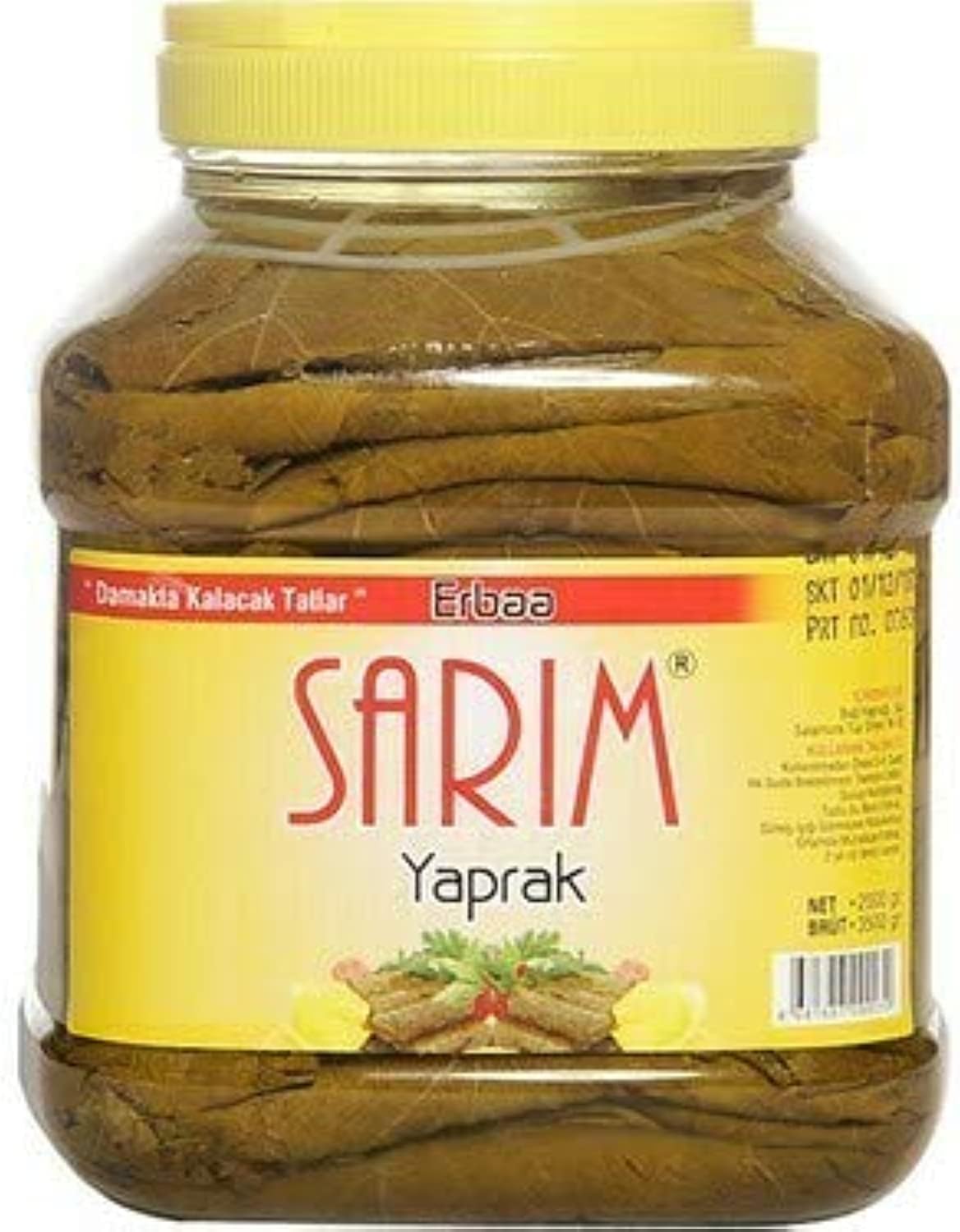 Tokat Salamura Grape Vine Leaves Product of Turkey 500gr by Sarim