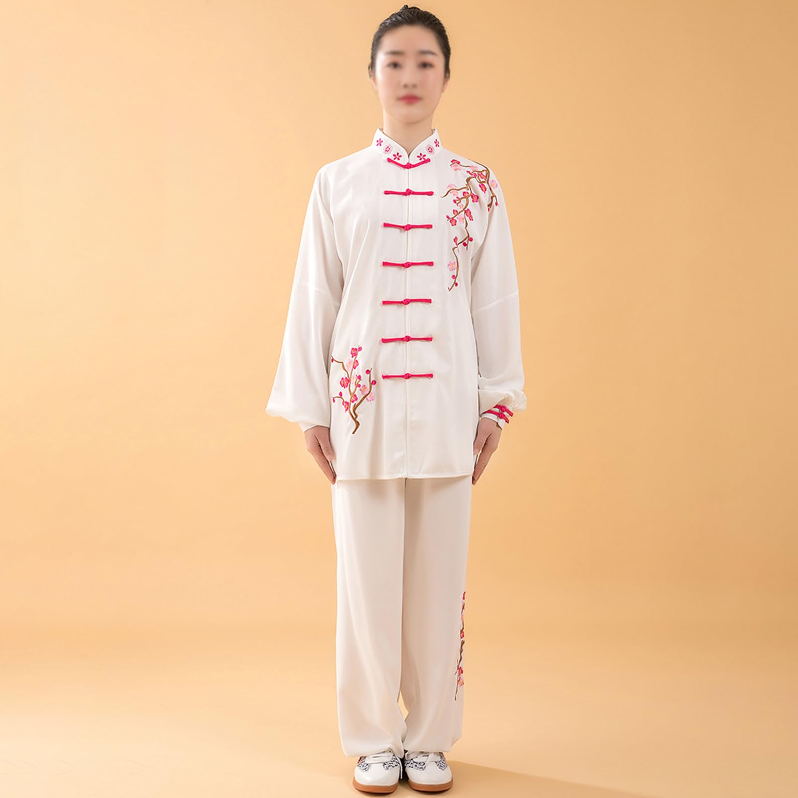 Tradycyjny mundur sztuk walki Damski strój Tai Chi Kung Fu w wielu rozmiarach(Style-1,S)