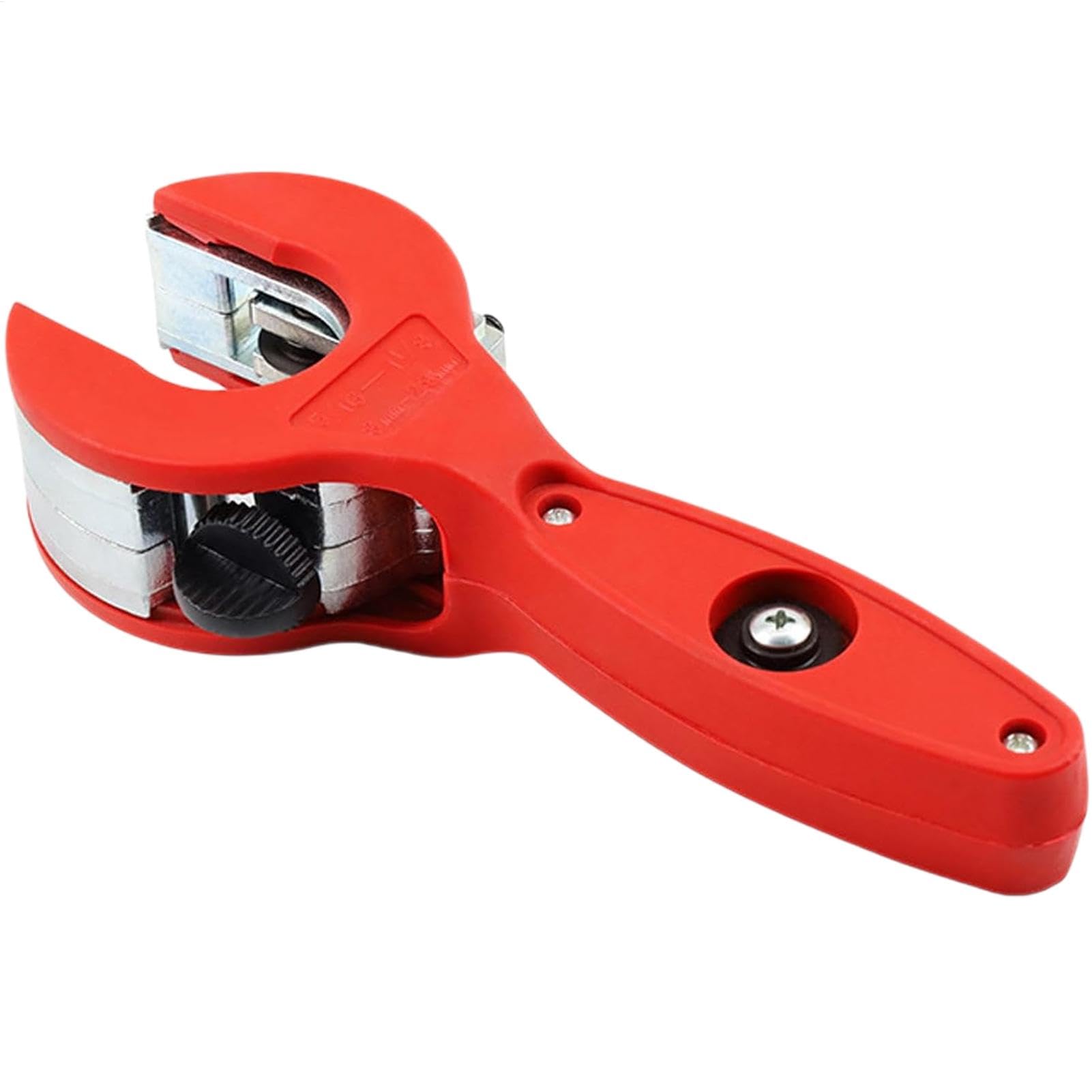 Cortador de tubos de PVC,Cortador de PVC | Herramienta para cortar tubos con trinquete - Tijeras para tubos de PVC de 1/4 a 7/8 pulgadas, cortador de tubos de cobre para plomería y reparación del hoga