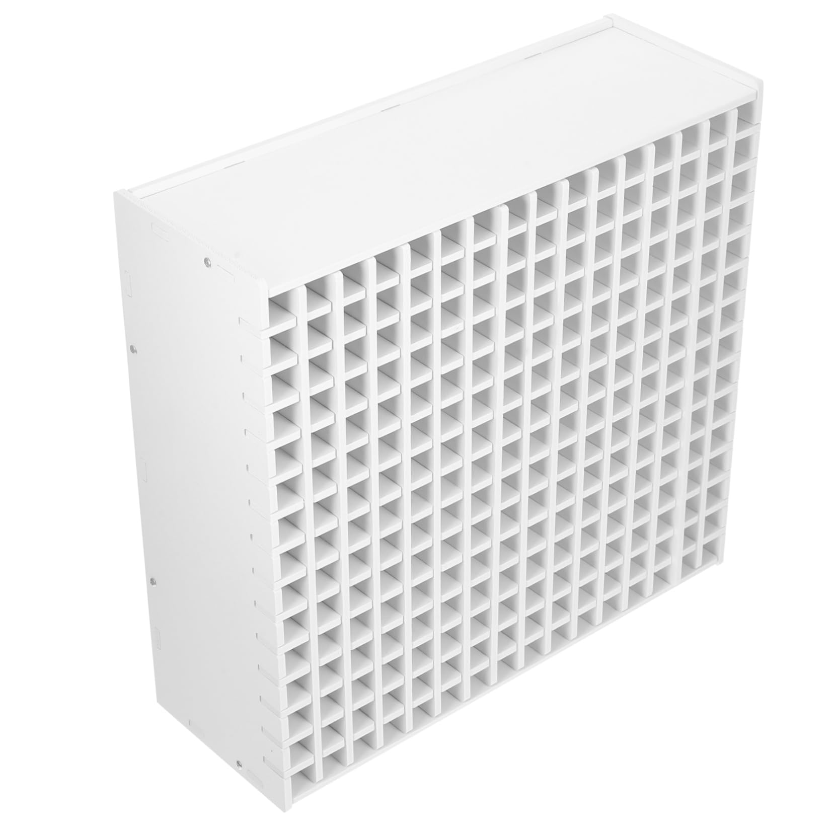 Portapenne Organizer da Scrivania 240 Scomparti Abs Bianco | Grandi Capacità, Facile Trovare Cancelleria, Festa Scuola Decor, Ufficio e Kindergarten