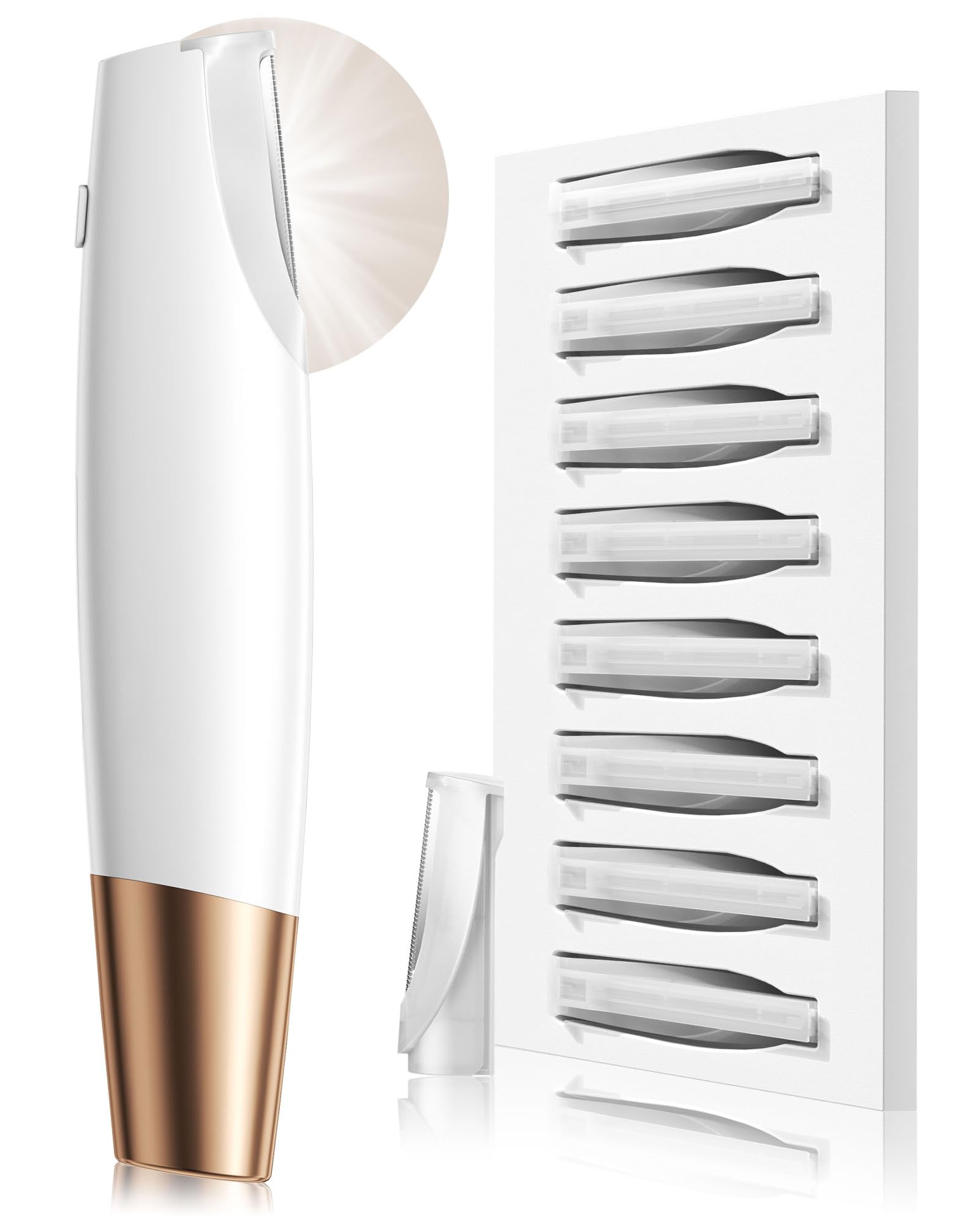 Dermaplane Razor for Women Face: Sonic Dermaplaning Tool