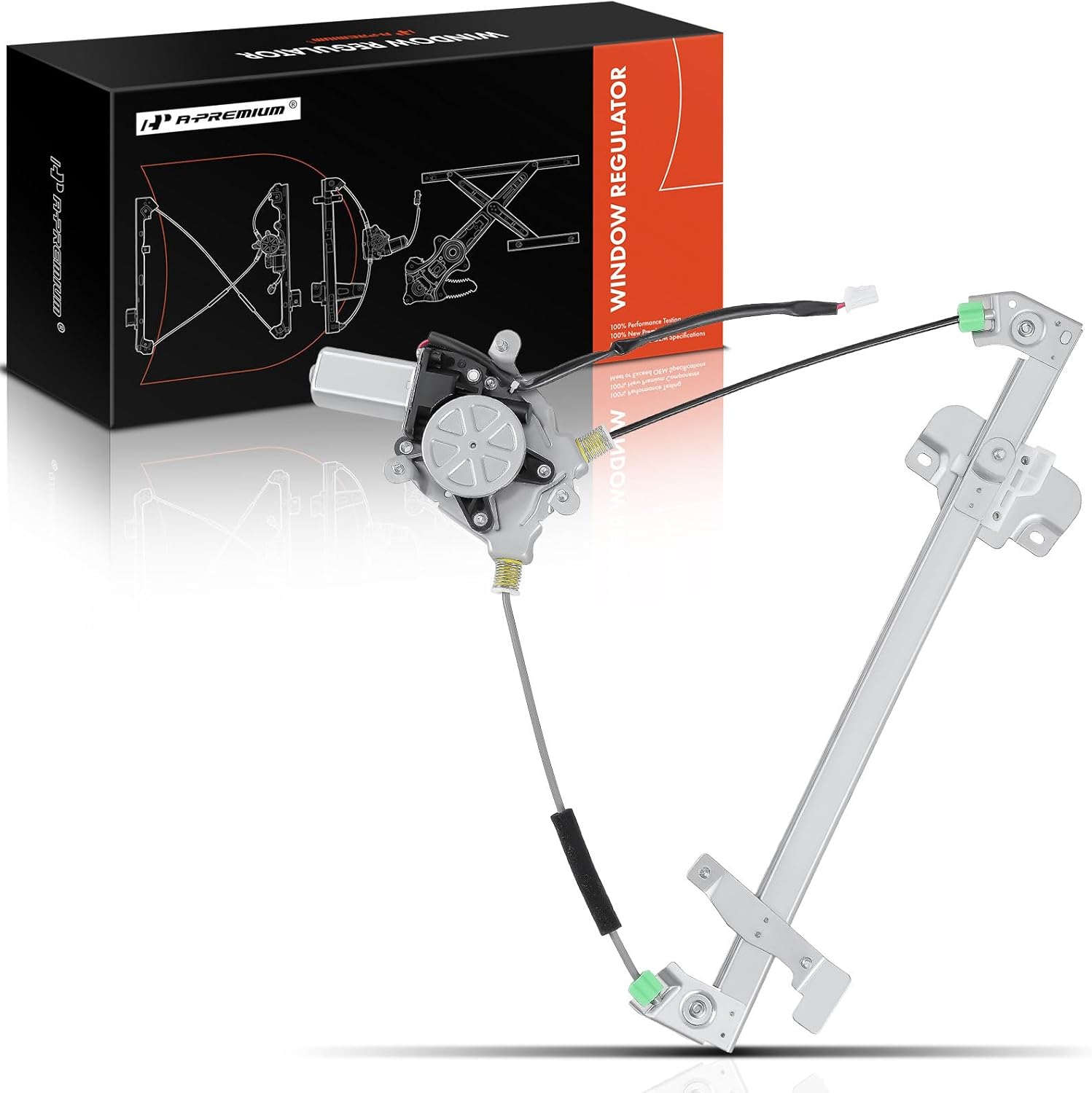 A-Premium Power Window Regulator with Motor Compatible with Mazda Protege Protege5 1999-2003 Front Left Driver Side