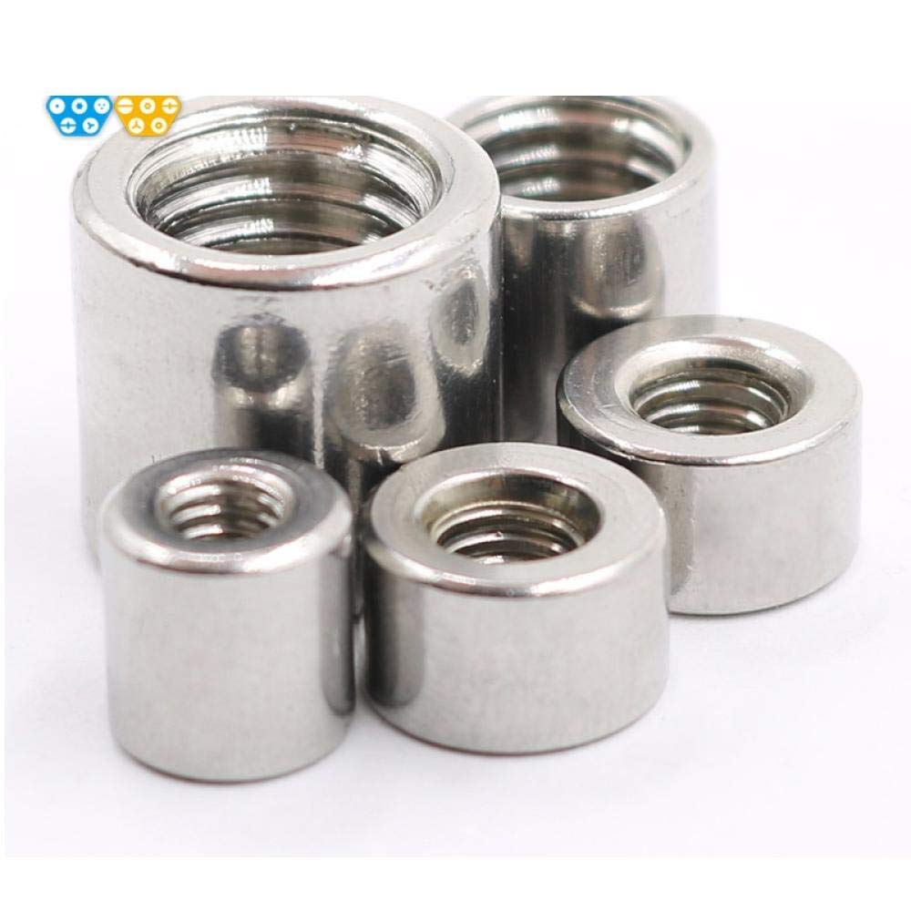 304 lange runde Mutter aus Edelstahl, zylindrische Mutter  