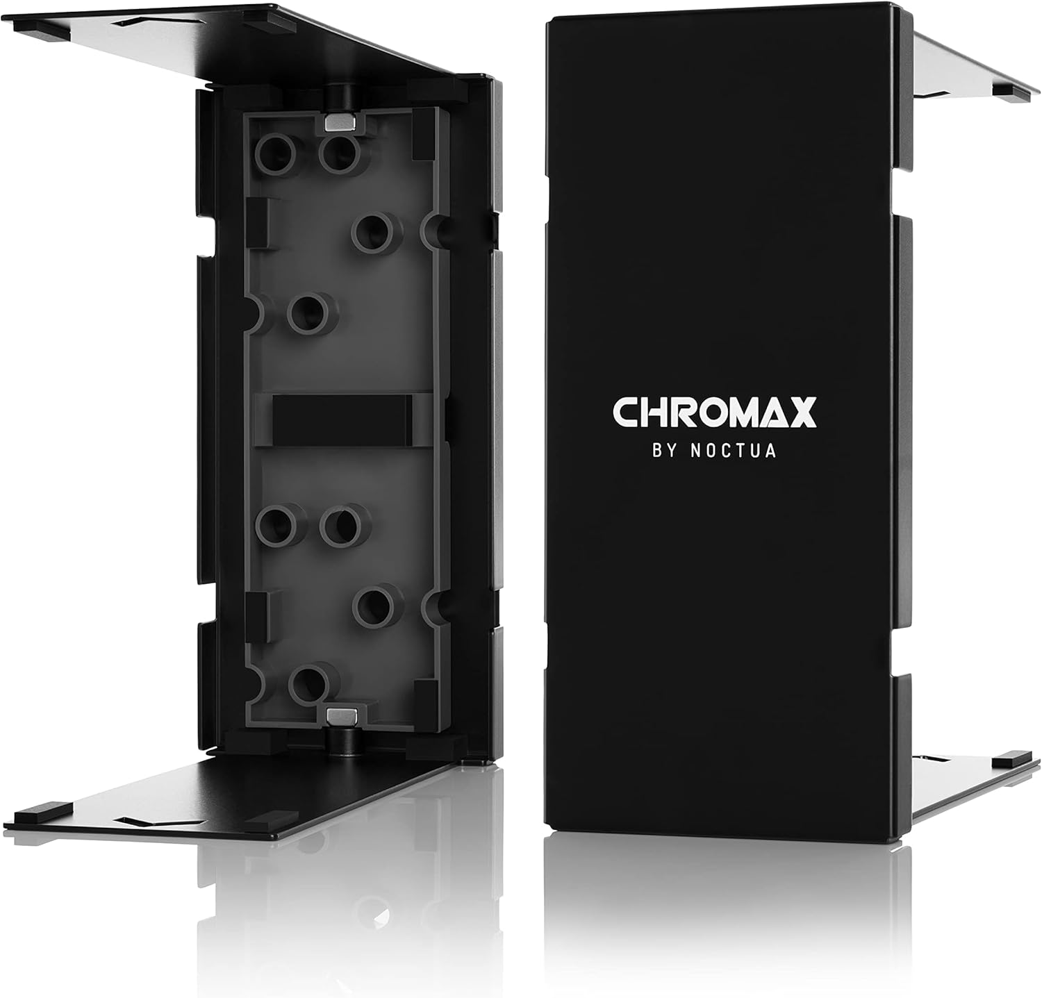 Noctua NH-U12A CPU Cooler with NA-HC8 chromax.Black Heatsink Cover, 12cm Width, Desktop Compatible