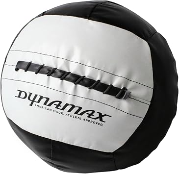 Dynamax Standard Medicine Ball, 430 lb Soft Shell Wall Ball, 14-Inch Weighted Exercise Ball for Strength Training, Core Workouts, Conditioning & Functional Fitness