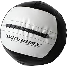 Dynamax Standard Medicine Ball, 430 lb Soft Shell Wall Ball, 14-Inch Weighted Exercise Ball for Strength Training, Core Workouts, Conditioning & Functional Fitness